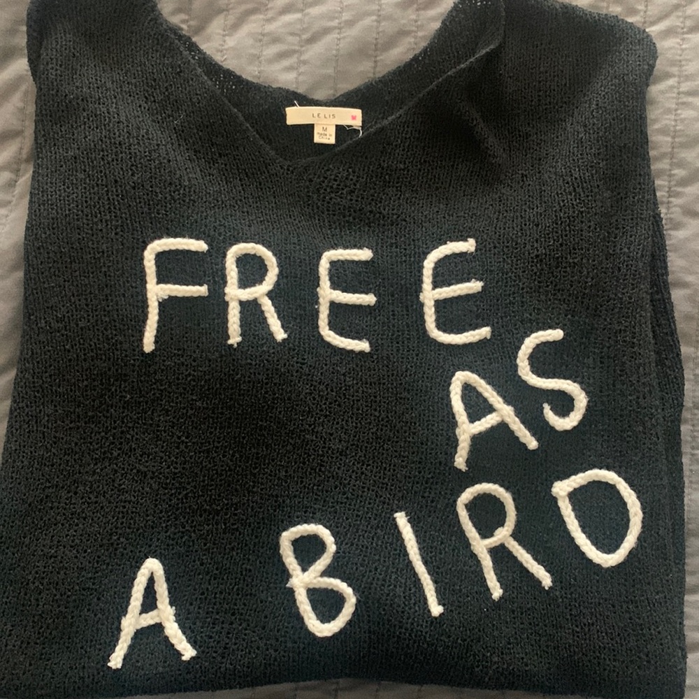 FREE AS A BIRD lightweight sweater
